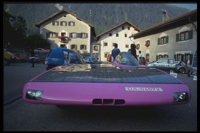 Pinky der Darmstadter an der Alpinen Solar Europa Meisterschaft
