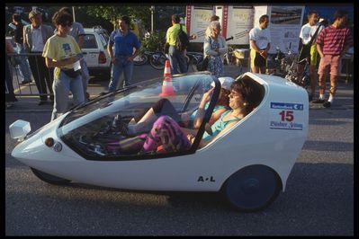 Twike erste Prototypen
Vermutlich eines der ersten Twikes auf der Tour de Sol
