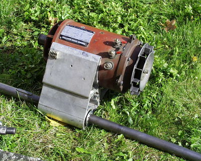 Hinterachse mit Thrige Titan Motor TTL 140B
