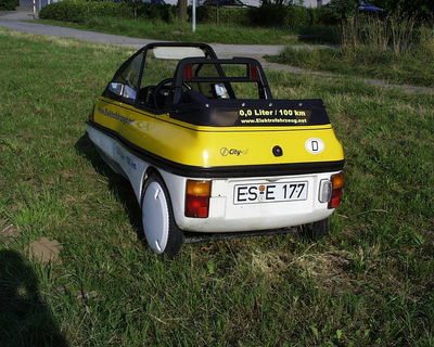 Cabrio von hinten
