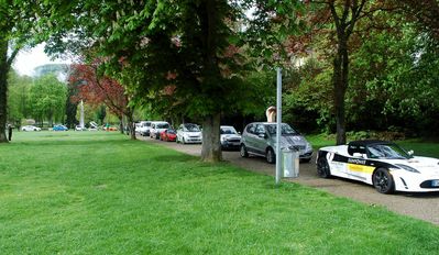 Aufstellung im Schlosspark in Bad Liebenzell
