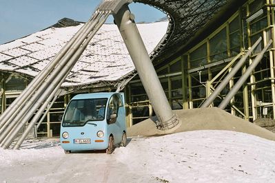 Saxi am Münchner Olympiapark, Foto Karl W.
