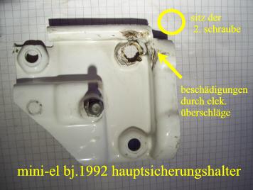 H-sicherungsisolator neben dem Curtis
