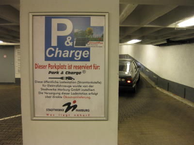 Park & Charge Station in Marburg
