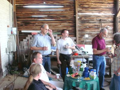 Waldhaus 9.7.11
Kaffee-Runde vor der Fahrt zum Waldhaus

