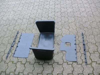 Radhausabdeckung / zerlegte Zementwanne aus Baumarkt
