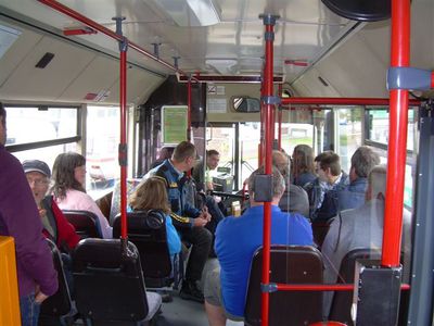 SL 172 HO, jetzt gehts los; noch sitzen Alle vorne
