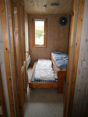 ein Schlafzimmer in der Hütte
