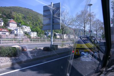 Fahrt durch Heidelberg
