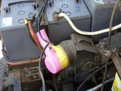 innovative Heizung macht den Trabbi zum 3 Wetter-Fahrzeug auch für die Frau 
