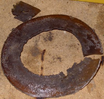 Das gelittene Gummi der Reibscheibe
Keywords: Reibscheibe Antrieb City EL