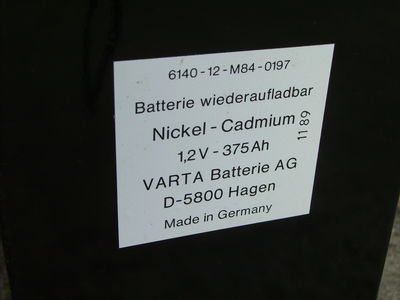 VARTA HAGEN
hier noch Detailaufnahme Typenschild
