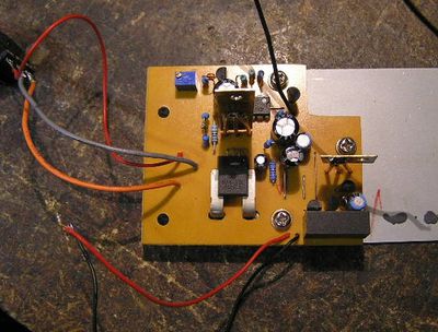 Neue HP-Laderplatine (Prototype)
Draufsicht
