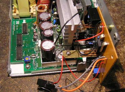 Neue HP-Laderplatine (Prototype)
Eingebaut draufsicht
