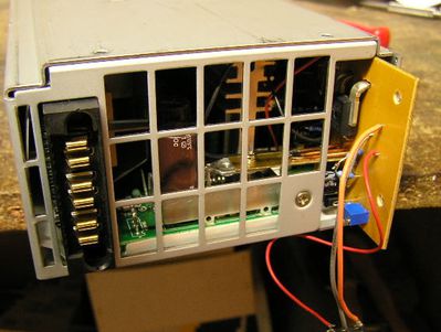 Neue HP-Laderplatine (Prototype)
Eingebaut rückansicht
