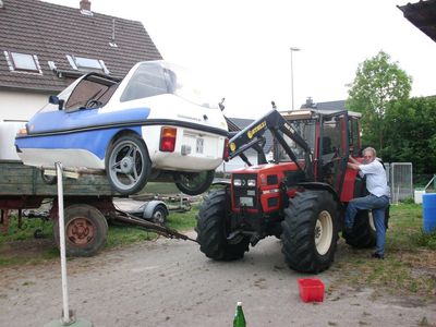 professionelle Stütze
...gegen das Abrutschen des Els ;)
