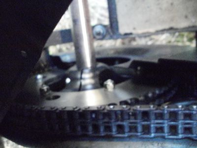 duplex kettenrad vom Perm Antriebswelle past auch beim Thrige. 70 Z 06-b2  65 Z würde auch gehen.
