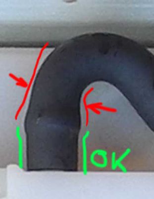 unförmige Aussenkontur
